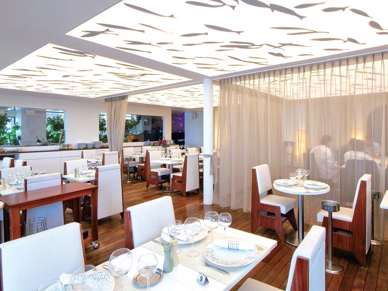 Натяжные потолки для ресторанов
