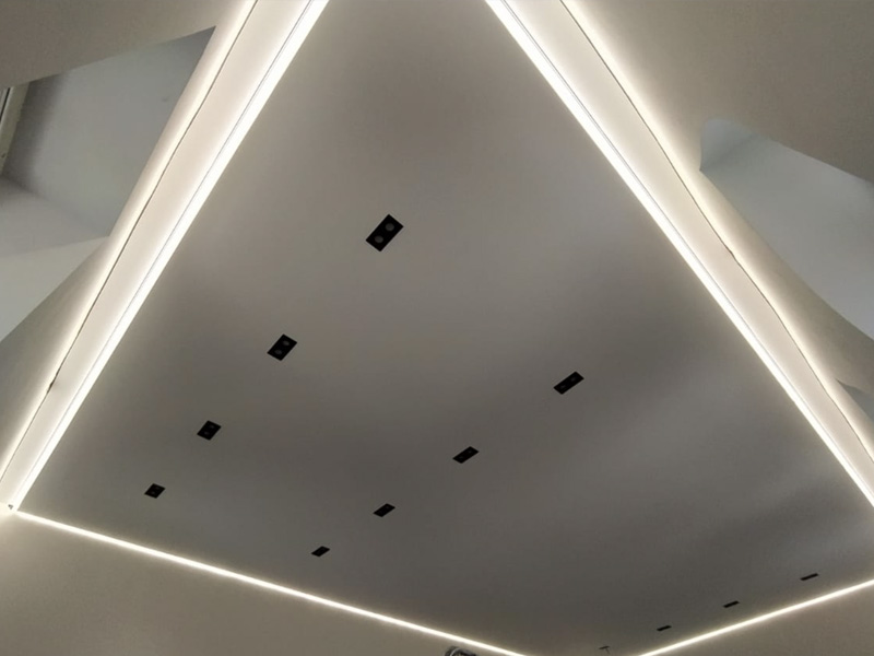 Натяжные потолки парящие